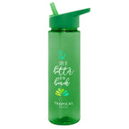 Staccato Bottle in Full Color, 28 oz - Green - Colorbrite