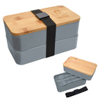 Stackable Bento Lunch Set, Recycled - Laser Engraving