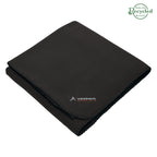Stadium Blanket in Recycled Fleece - Black - Embroidery