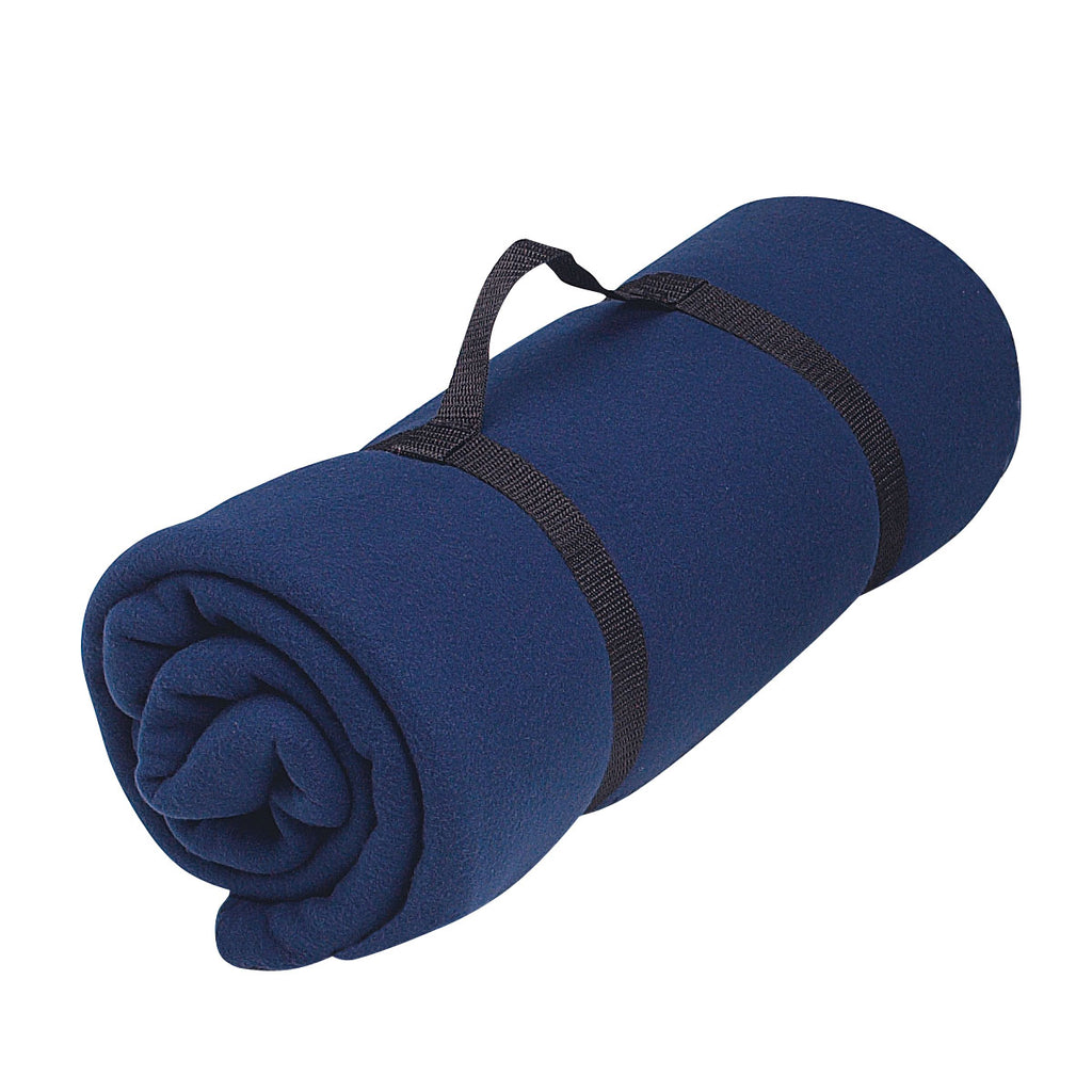Stadium Blanket in Recycled Fleece - Dark Blue