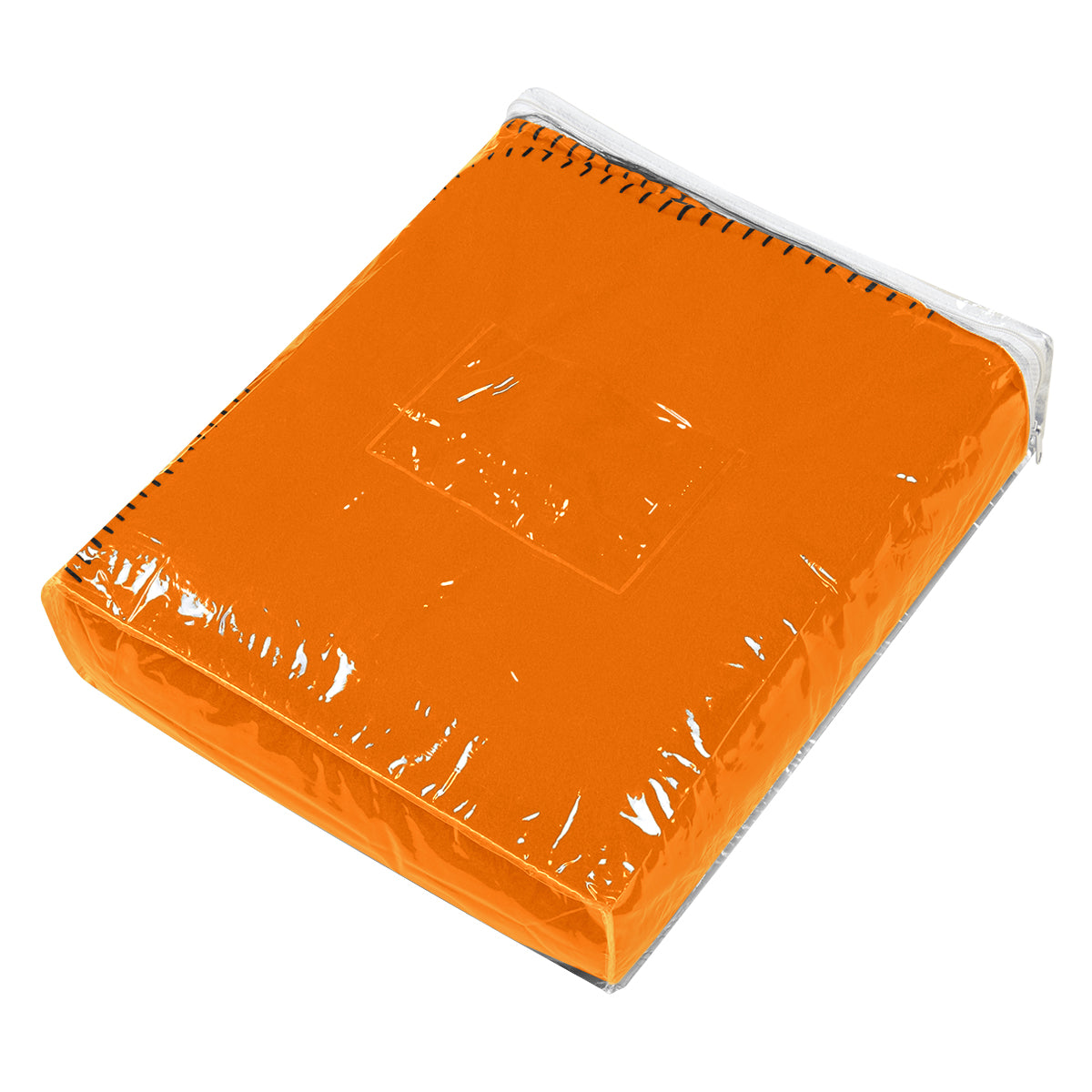 Stadium Blanket in Recycled Fleece - Orange - Bag_Blank