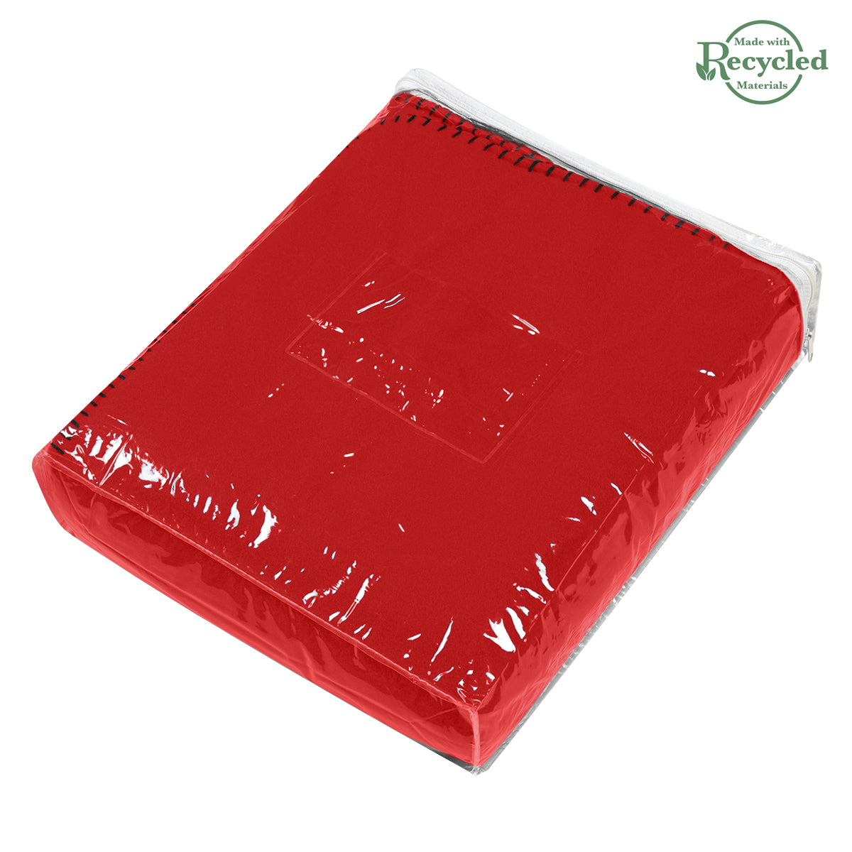 Stadium Blanket in Recycled Fleece - Red - Bag_Blank