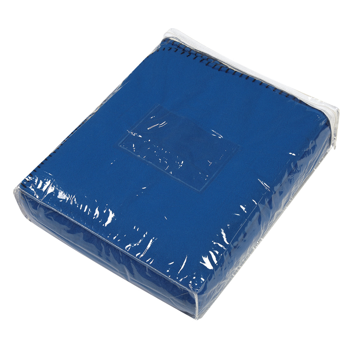 Stadium Blanket in Recycled Fleece - Royal Blue - Bag_Blank