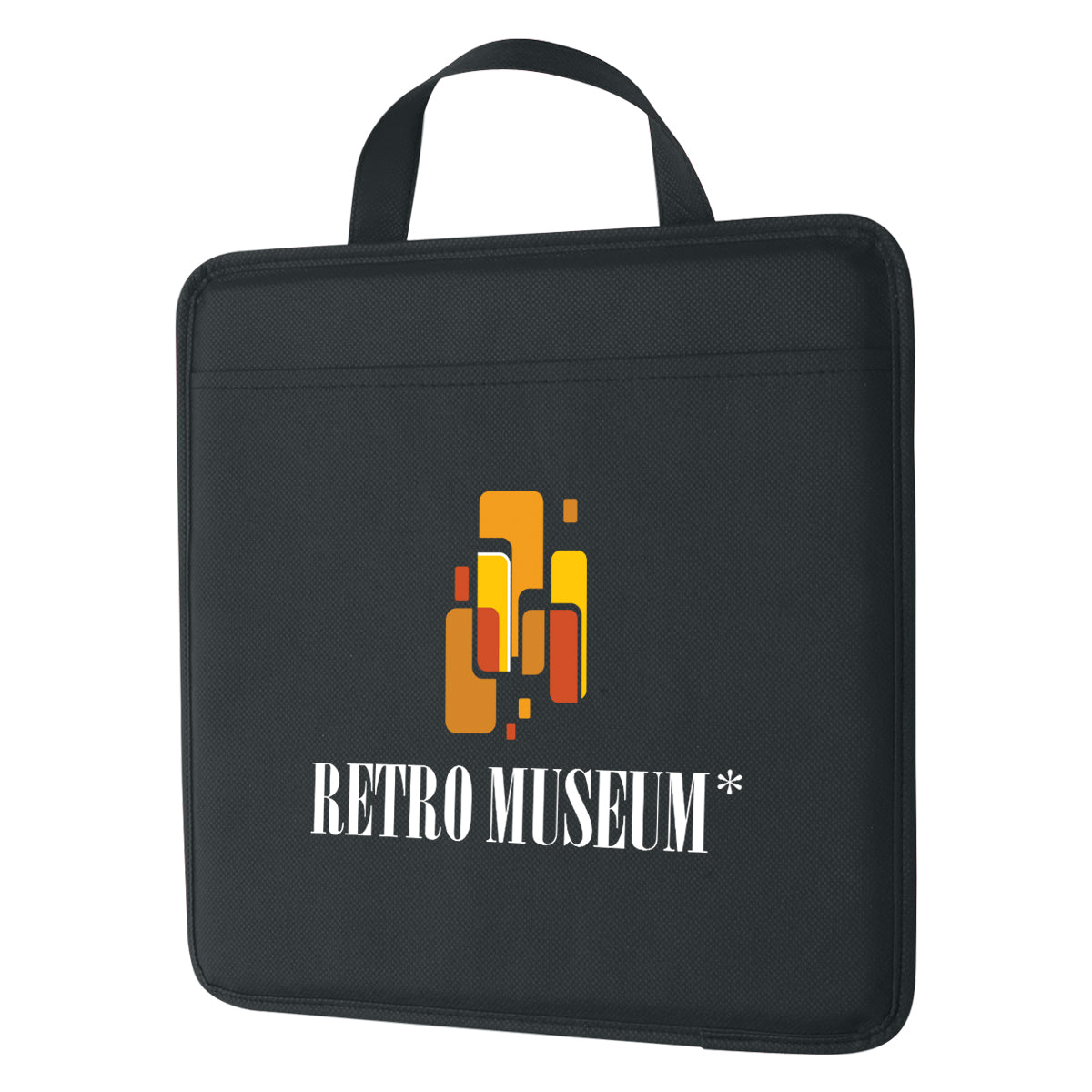 Stadium Cushion in Non-Woven Fabric - Black - Colorbrite