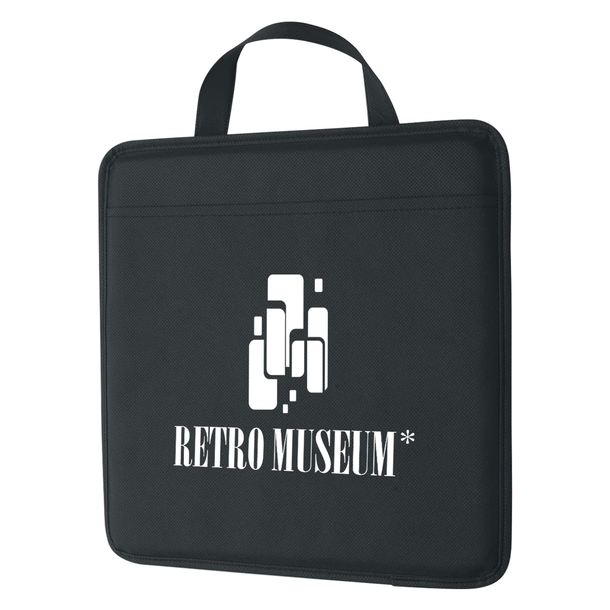 Stadium Cushion in Non-Woven Fabric - Black - Silk Screen