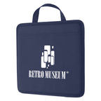 Stadium Cushion in Non-Woven Fabric - Navy - Silk Screen