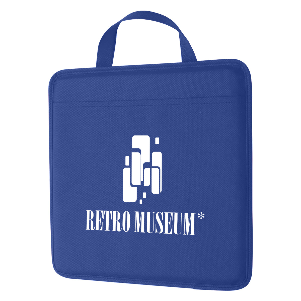Stadium Cushion in Non-Woven Fabric - Royal Blue - Silk Screen