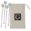 Stainless Steel Cocktail Stirrer Set - Stainless Steel Cocktail Stirrers Set
