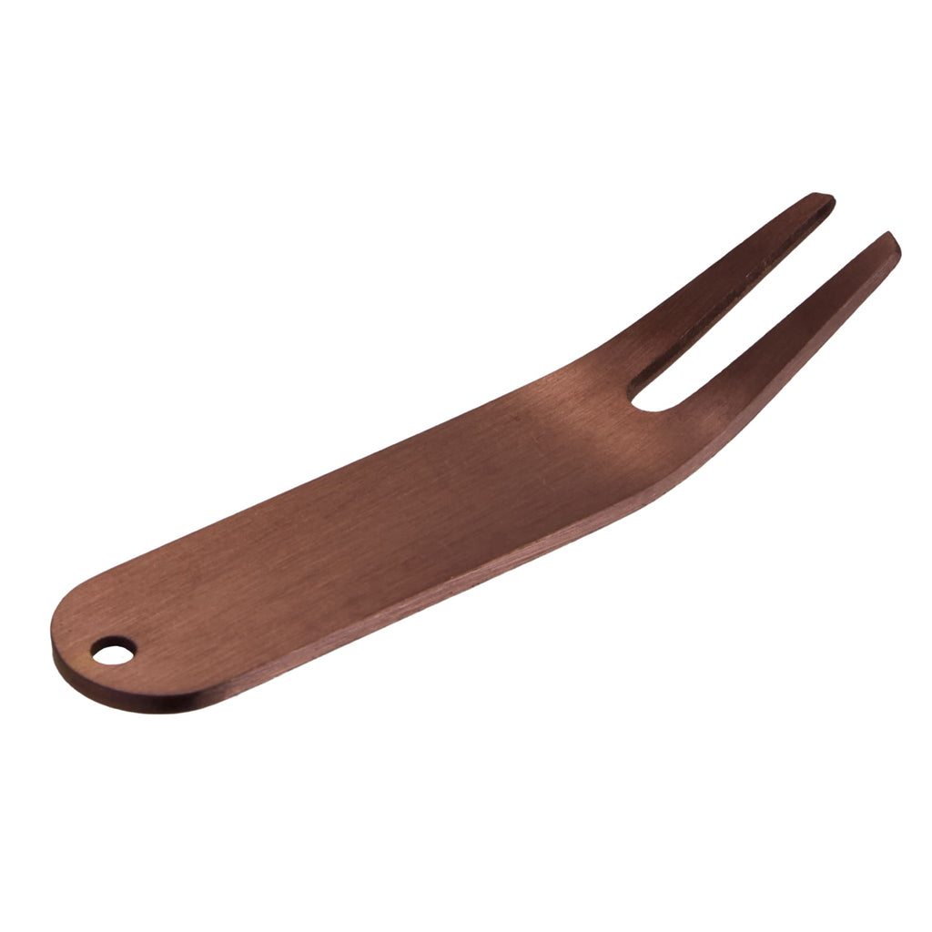 Stainless Steel Divot Repair Tool Laser Engraving - Copper - Right Angle