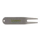 Stainless Steel Divot Repair Tool Laser Engraving - Silver - Front