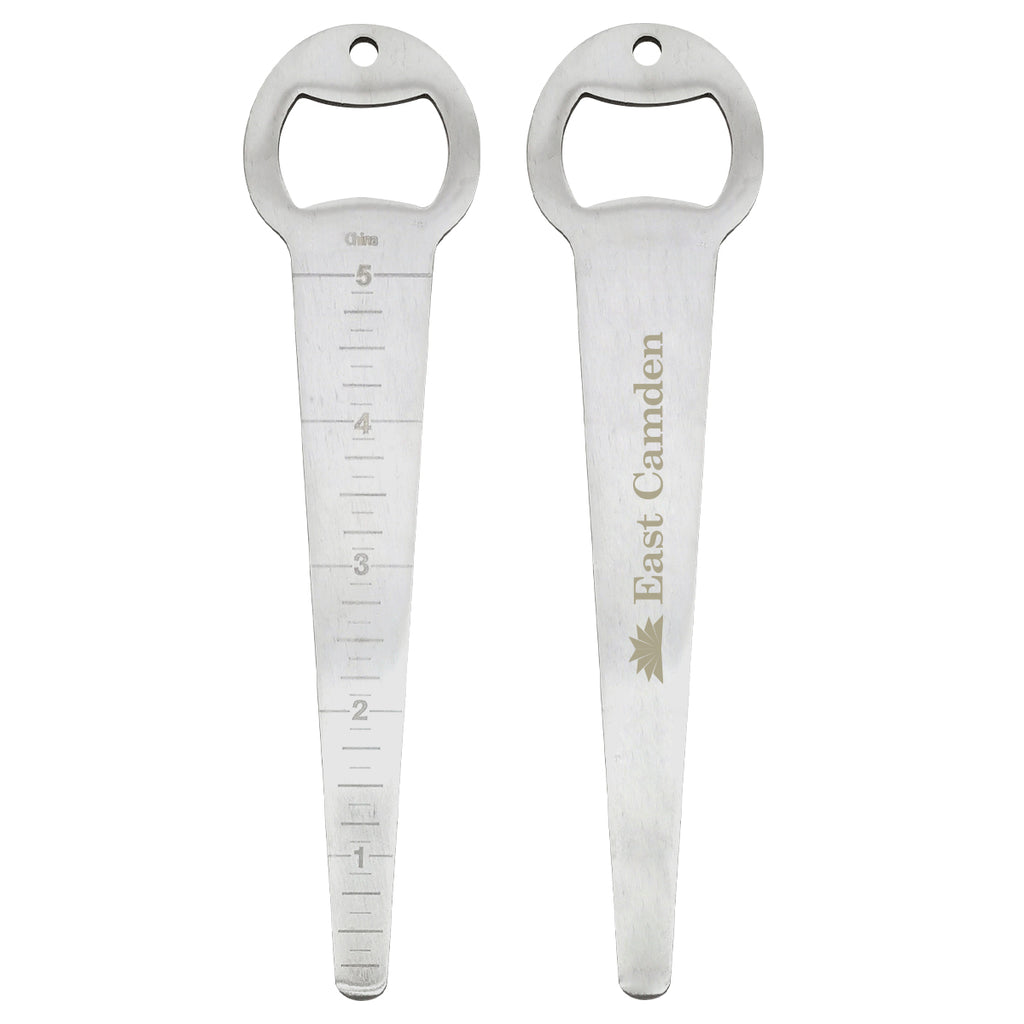 Stainless Steel Seed Depth Tool and Bottle Opener - Silver - Laser