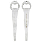 Stainless Steel Seed Depth Tool and Bottle Opener - Silver - Laser