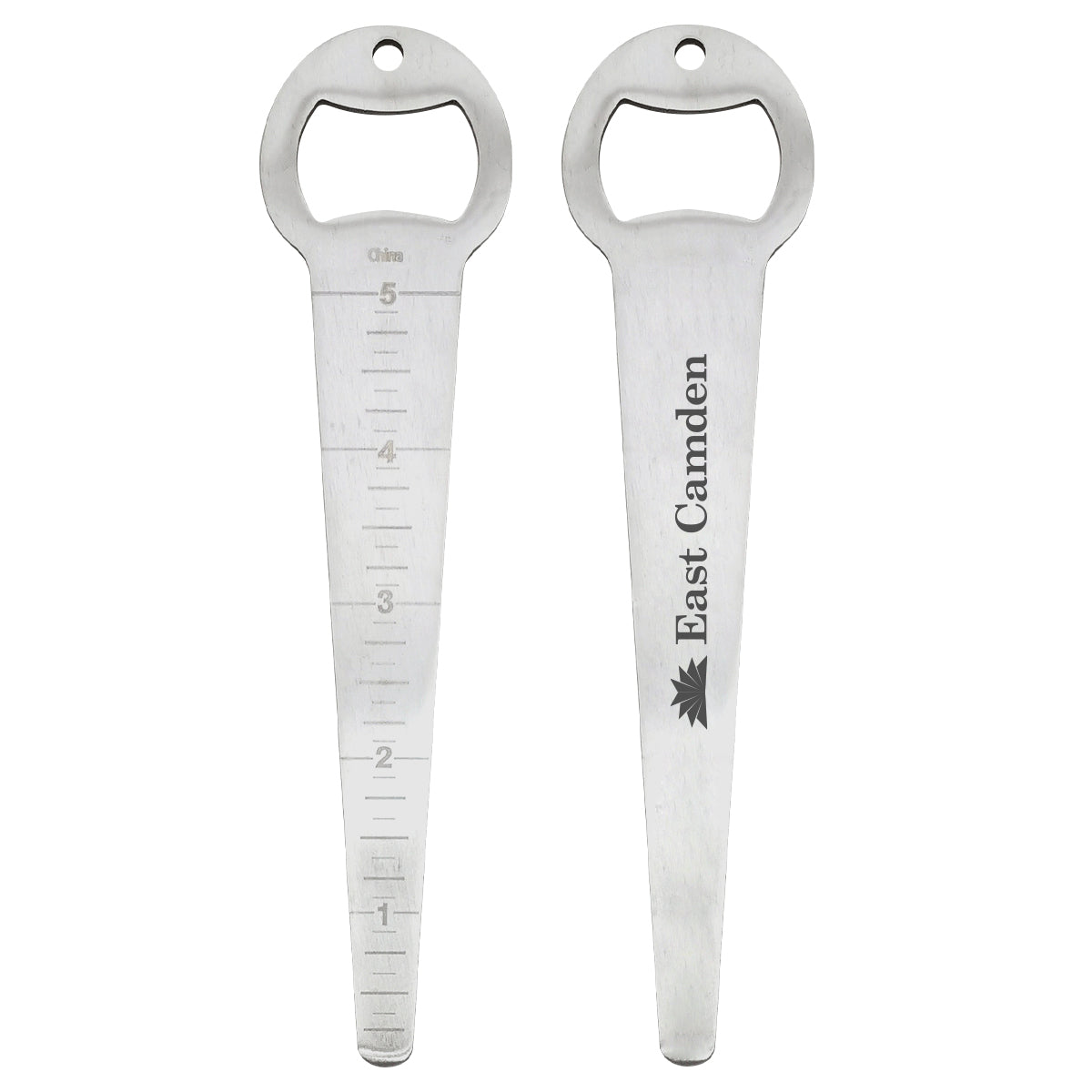 Stainless Steel Seed Depth Tool and Bottle Opener - Silver - Silk Screen
