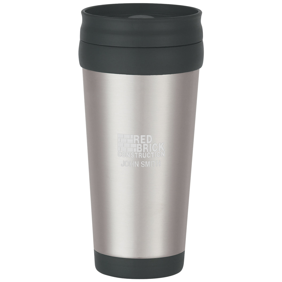 Stainless Steel Slide Action Travel Tumbler, 16 oz - Laser Engraving
