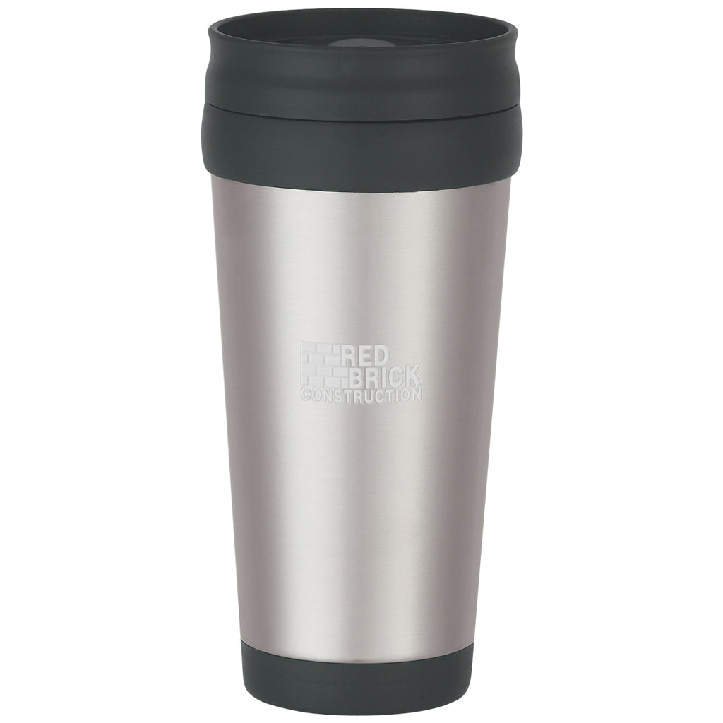 Stainless Steel Slide Action Travel Tumbler, 16 oz - Laser Engraving