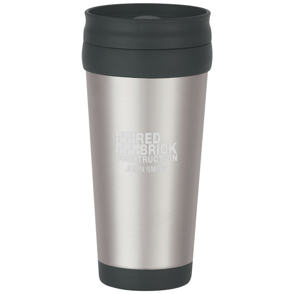 Stainless Steel Slide Action Travel Tumbler, 16 oz - Laser Engraving