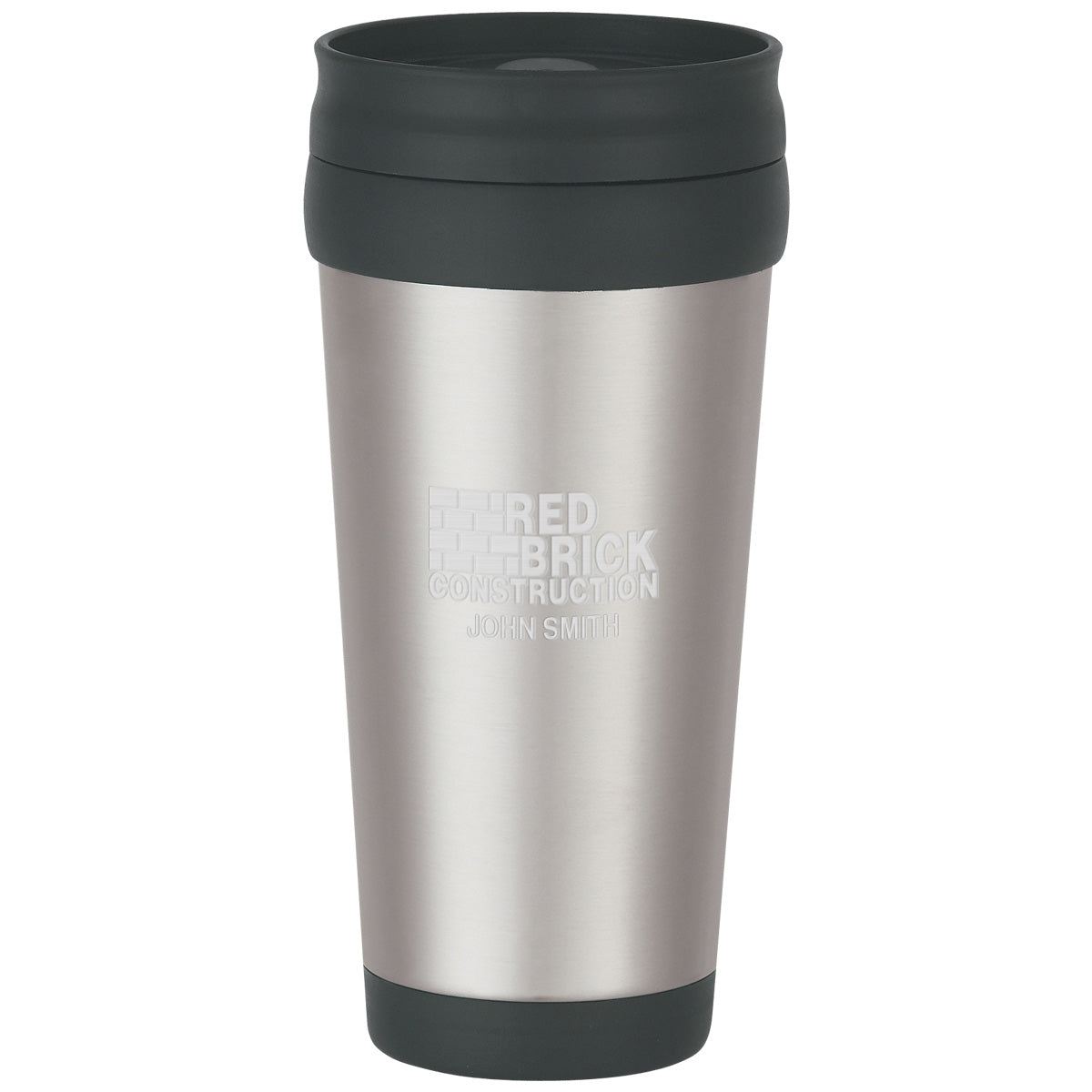 Stainless Steel Slide Action Travel Tumbler, 16 oz - Laser Engraving