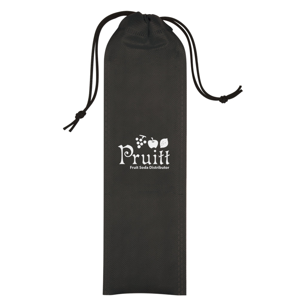 Stainless Steel Straw Kit, Three Pack - Black - BLK_Silkscreen