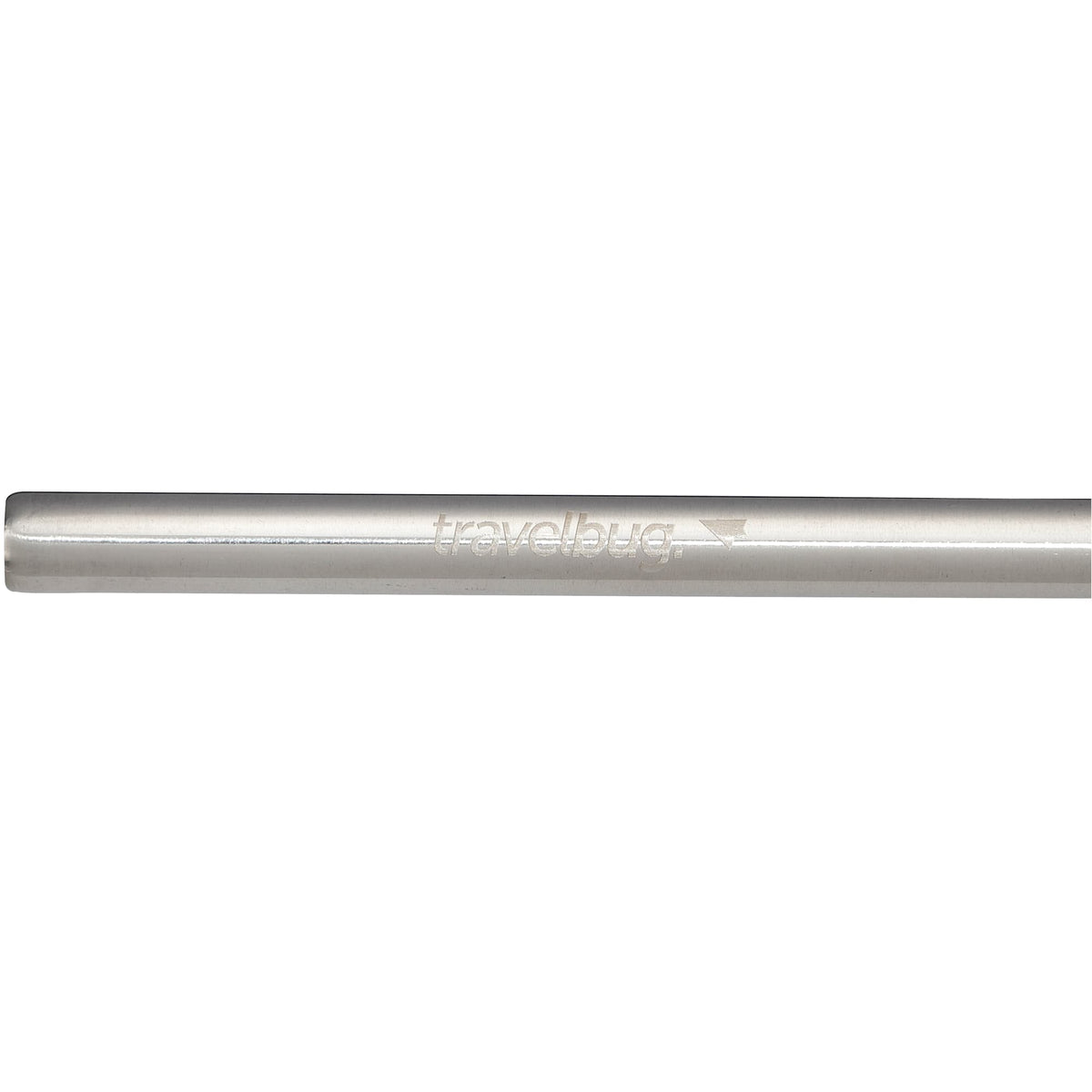 Stainless Steel Straw Set with Brush and Pouch Laser Engraving - Silver - Photo