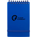 Stand Up Pocket Jotter with Recycled Cover, 3 x 5 Inches - Blue - Front