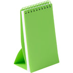 Stand Up Pocket Jotter with Recycled Cover, 3 x 5 Inches - Lime - Right Angle
