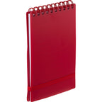 Stand Up Pocket Jotter with Recycled Cover, 3 x 5 Inches - Red - Right Angle