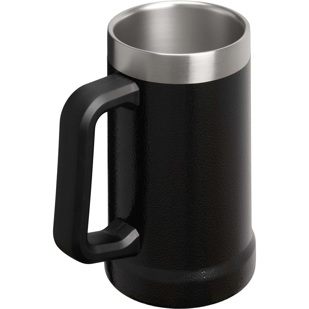 Stanley Adventure Big Grip Beer Stein, 24 oz - Hammertone Black - Right Angle