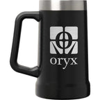 Stanley Adventure Big Grip Beer Stein, 24 oz Laser Engraving - Hammertone Black - Front
