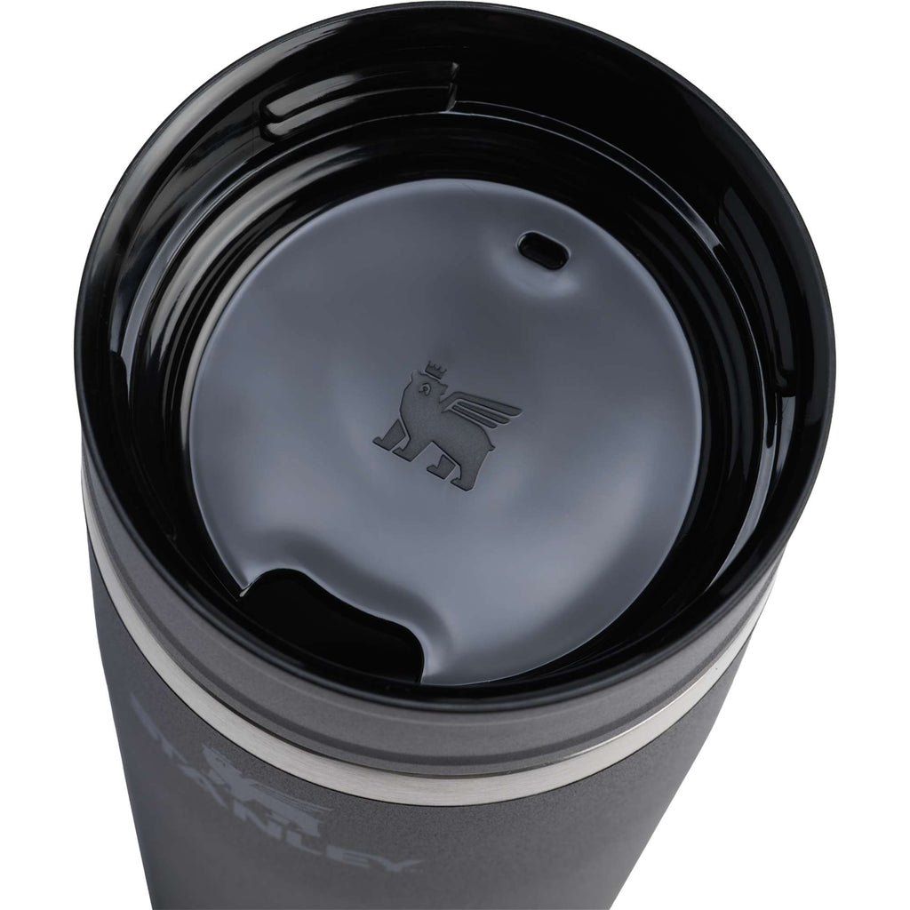 Stanley Cafe-To-Go Travel Mug, 16 oz Full Color - Black - Right Angle Top Detail