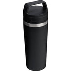 Stanley Cafe-To-Go Travel Mug, 16 oz Full Color - Black - Right Angle