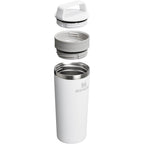 Stanley Cafe-To-Go Travel Mug, 16 oz Full Color - Frost - Right Angle Detail