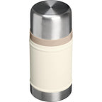 Stanley Classic Legendary Food Jar with Cup Lid, 24 oz - Cream - Detail Top