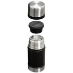 Stanley Classic Legendary Food Jar with Cup Lid, 24 oz Laser Engraving - Black - Back Detail 2