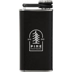 Stanley Easy Fill Hip Flask with Wide Mouth, 8 oz - Hammertone Black - Front
