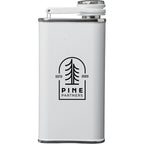 Stanley Easy Fill Hip Flask with Wide Mouth, 8 oz - Hammertone Frost - Front