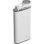 Stanley Easy Fill Hip Flask with Wide Mouth, 8 oz - Hammertone Frost - Right Angle 2