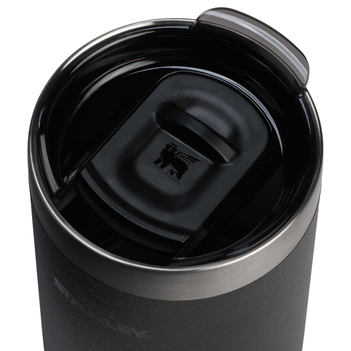 Stanley Everyday Camp Cup with Slider Lid, 12 oz - Black - Right Angle