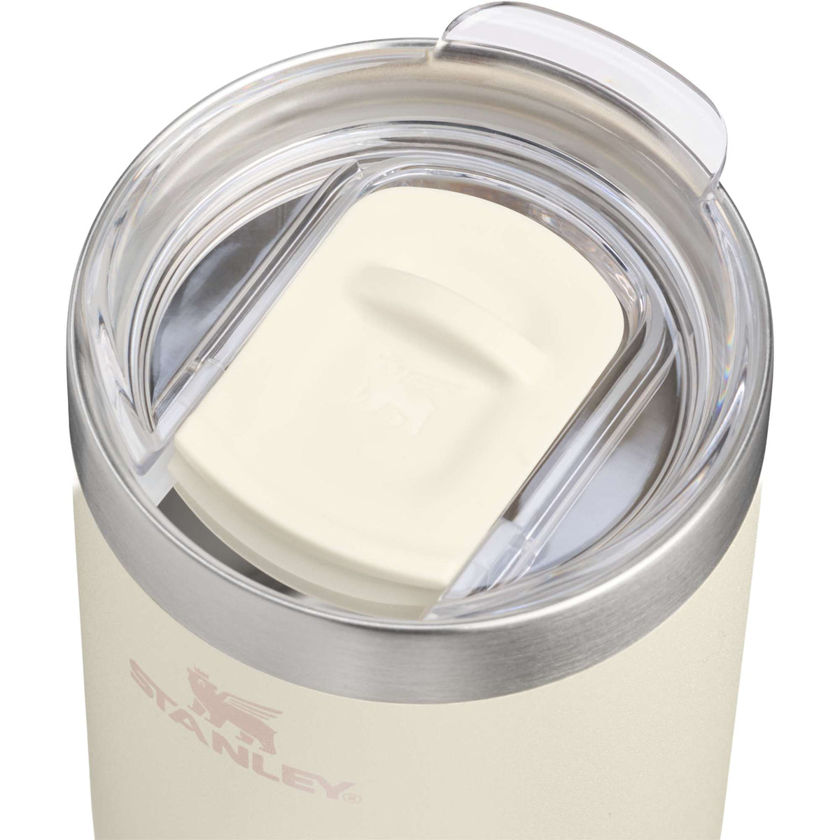 Stanley Everyday Camp Cup with Slider Lid, 12 oz - Cream - Detail Right Angle