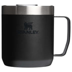 Stanley Everyday Camp Mug, 12 oz Laser Engraving - Black - Front