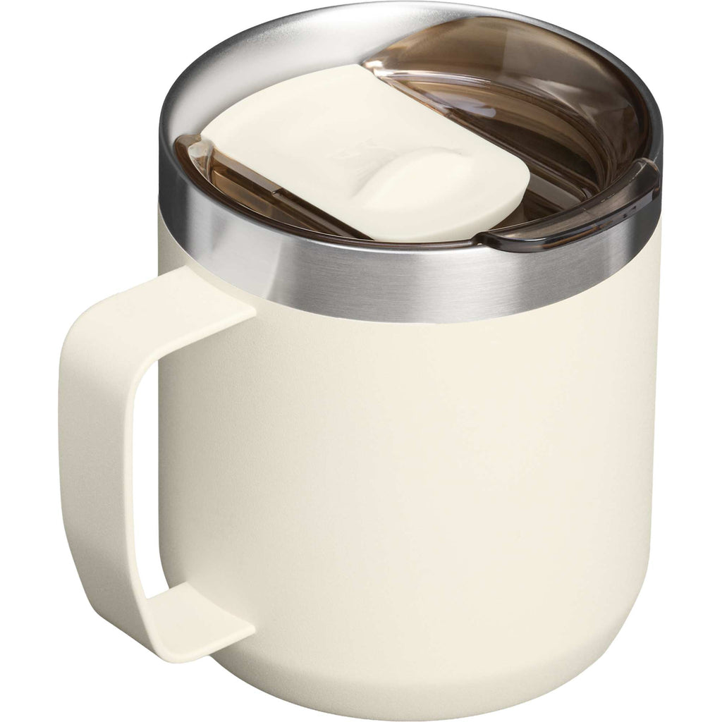 Stanley Everyday Camp Mug, 12 oz Laser Engraving - Cream - Right Angle
