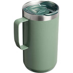 Stanley Everyday Camp Mug, 24 oz Laser Engraving - Green - Right Angle