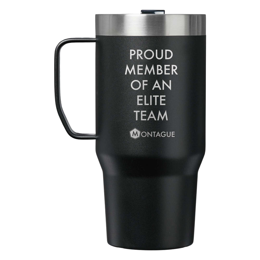 Stanley Everyday Suburban Travel Mug with Handle, 24 oz - Black - Front