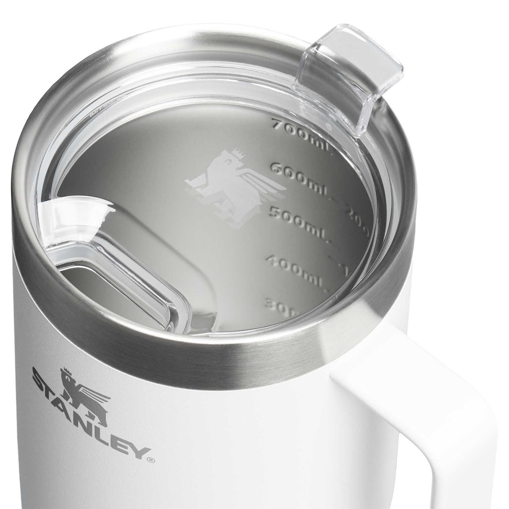 Stanley Everyday Suburban Travel Mug with Handle, 24 oz Laser Engraving - Frost - Detail Front