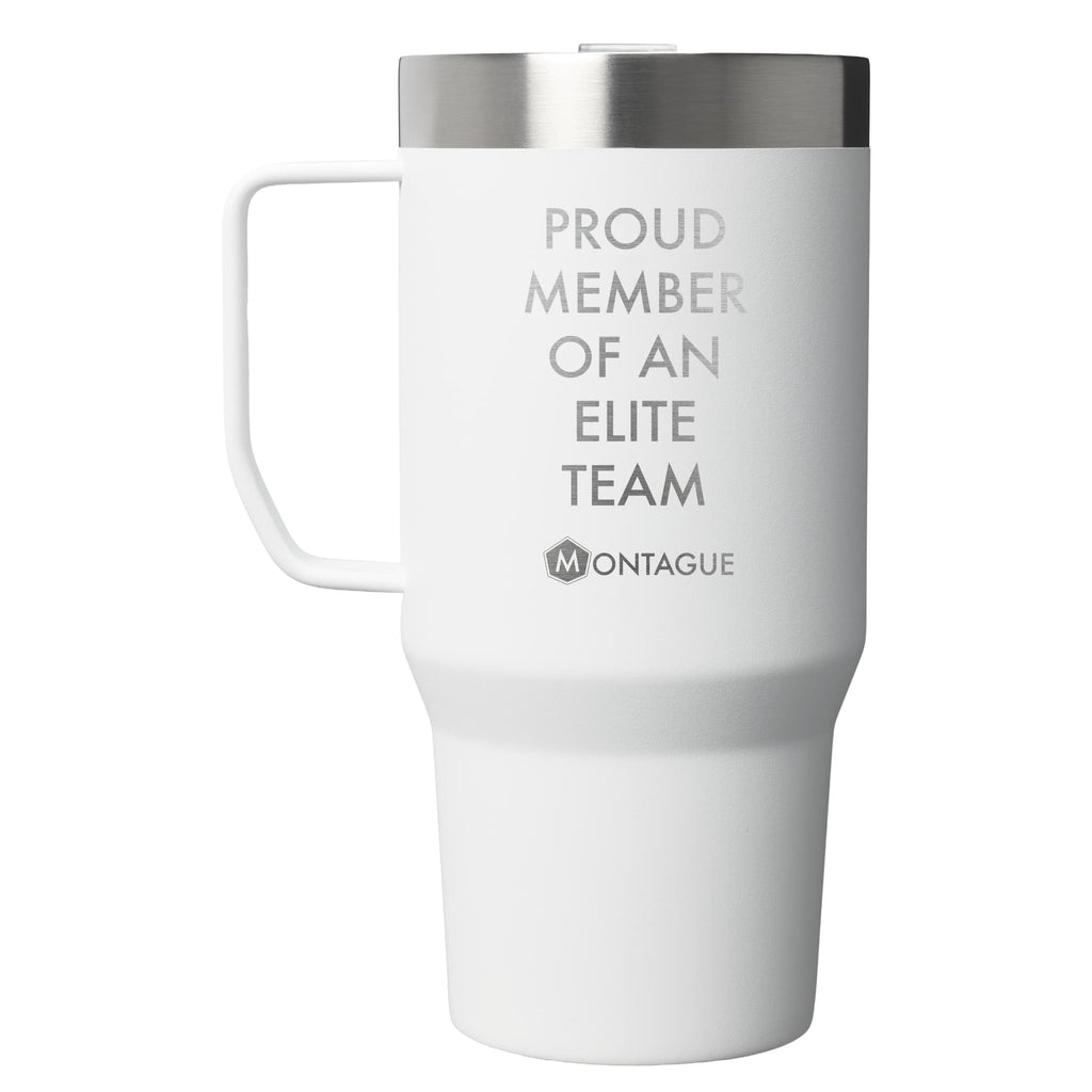 Stanley Everyday Suburban Travel Mug with Handle, 24 oz Laser Engraving - Frost - Front