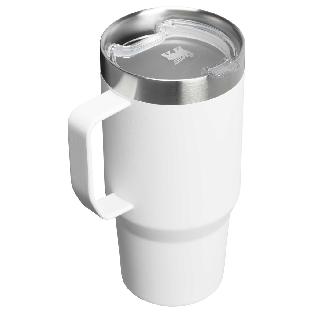 Stanley Everyday Suburban Travel Mug with Handle, 24 oz Laser Engraving - Frost - Right Angle