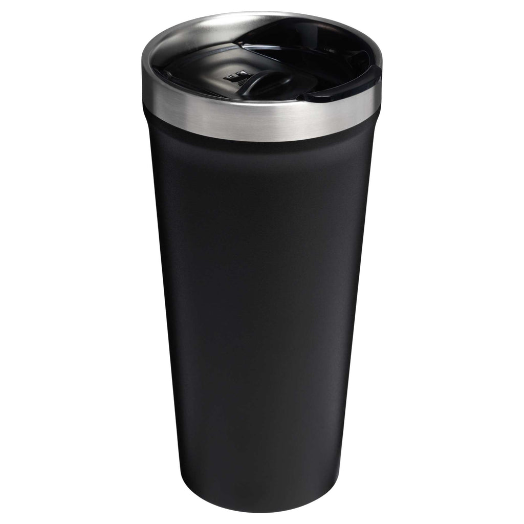 Stanley Everyday Tumbler with Slider Lid, 20 oz Laser Engraving - Black - Detail