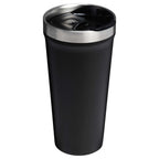 Stanley Everyday Tumbler with Slider Lid, 20 oz Laser Engraving - Black - Detail