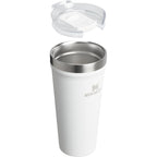 Stanley Everyday Tumbler with Slider Lid, 20 oz Laser Engraving - Frost - Right Angle Detail 2