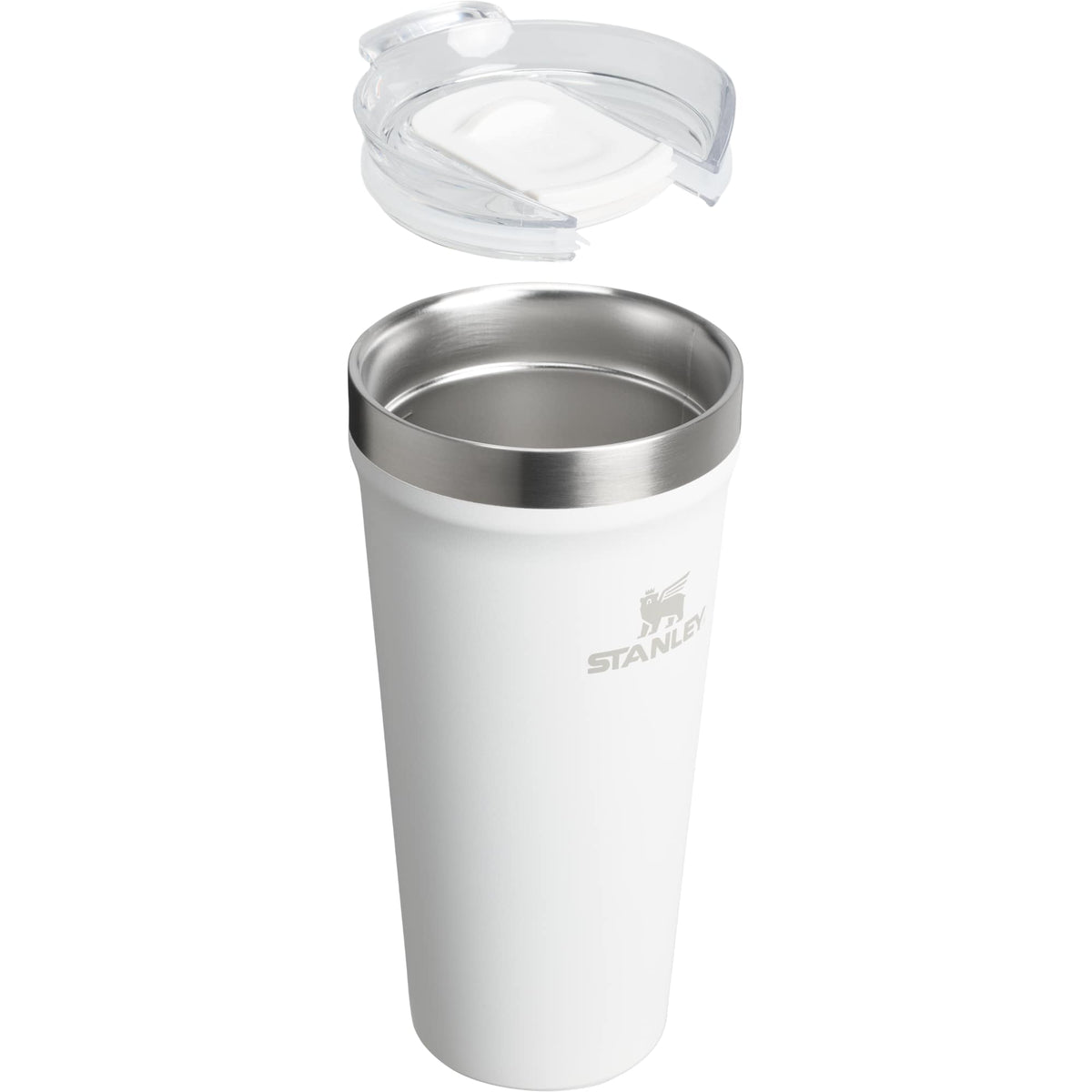 Stanley Everyday Tumbler with Slider Lid, 20 oz Laser Engraving - Frost - Right Angle Detail 2