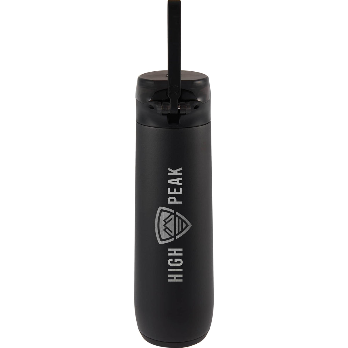 Stanley Flowstate Spring Bottle with Lanyard, 20 oz Full Color - Black - Front
